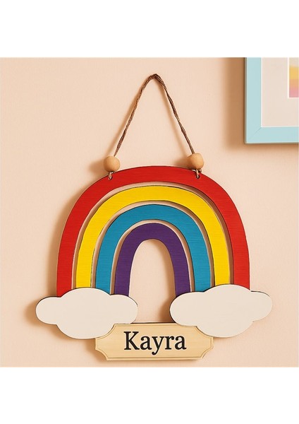 Isimli Gökkuşağı Duvar Panosu Çocuk Odası Için modelleri