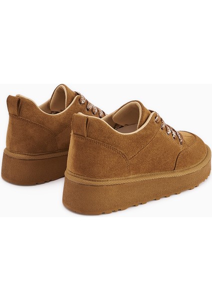 Edle Taba Süet Bağcıklı Kadın Bot fırsatları