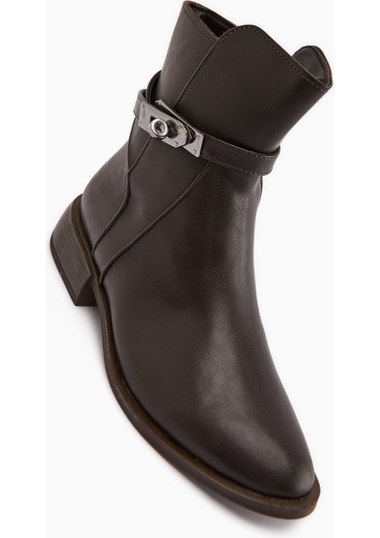 Tinna Kahve Tokalı Kadın Bot fiyatları