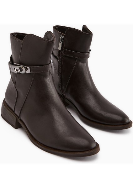 Tinna Kahve Tokalı Kadın Bot modelleri