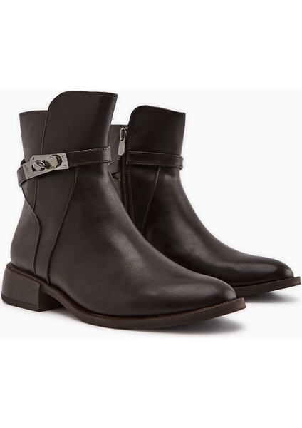 Tinna Kahve Tokalı Kadın Bot fırsatları