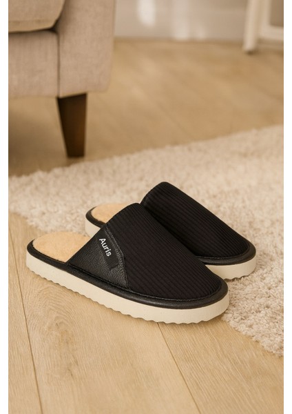 AR-060 Unisex Kadife Kumaş Içi Kürklü Kışlık Ev Terliği fiyatları