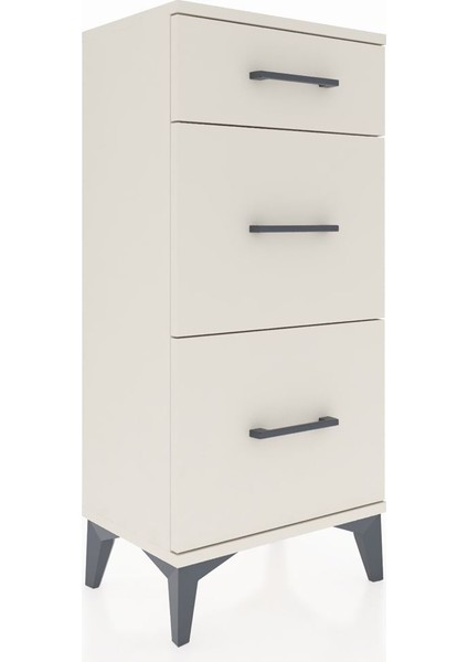 Arges Komodin 3 Çekmeceli 44X30X96 Aytaşı-Aytaşı fiyatları