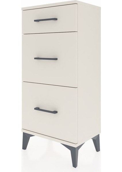 Arges Komodin 3 Çekmeceli 44X30X96 Aytaşı-Aytaşı modelleri