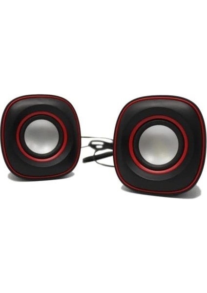 G- D015 USB Hoparlör Bilgisayar Pc Tablet Notebook Kırmızı fiyatları