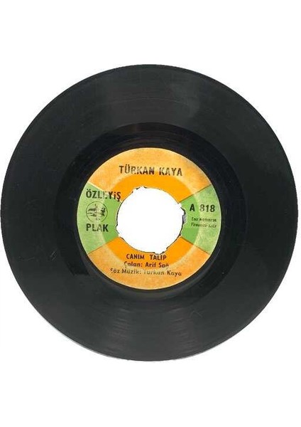 Türkan Kaya - Canım Talip (Çalan Arif Sağ) Plak PLK1422