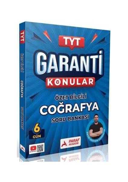 Paraf Akademi Yks Tyt Coğrafya Garanti Konular Soru Bankası - Engin Eraydın Paraf Akademi Yayınları