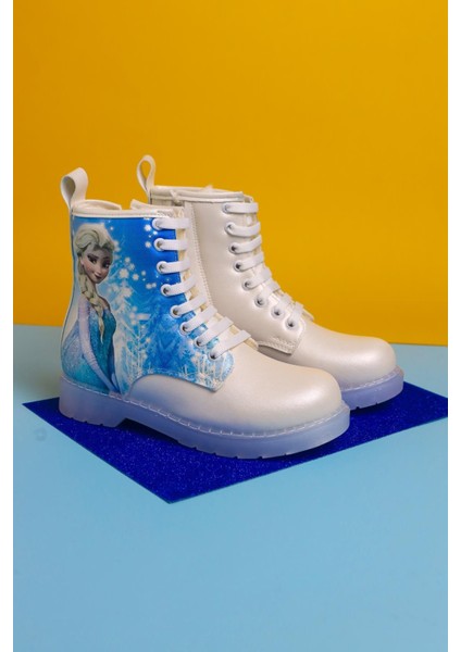 Fida Sedef Çizgi Karakter Baskılı Bağcıklı Işıklı Çocuk Bot fiyatları