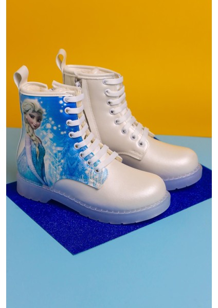 Fida Sedef Çizgi Karakter Baskılı Bağcıklı Işıklı Çocuk Bot modelleri