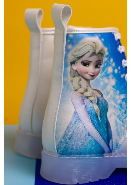 Fida Sedef Çizgi Karakter Baskılı Bağcıklı Işıklı Çocuk Bot fırsatları