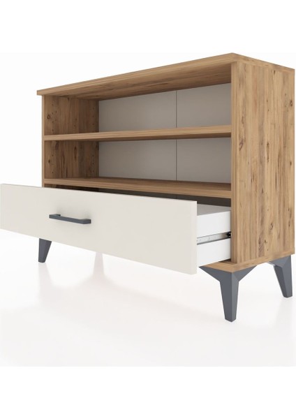 Arges Şifonyer 2 Raflı Tek Çekmeceli 88X30X64 Çam-Aytaşı indirimleri