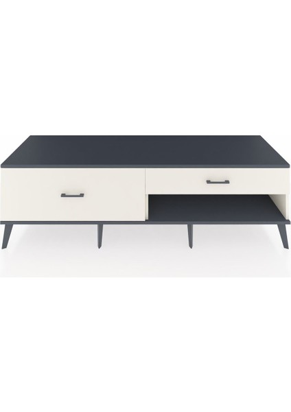 Kronos Tv Ünitesi 2 Çekmeceli 176X59X51 Aytaşı-Antrasit/aytaşı