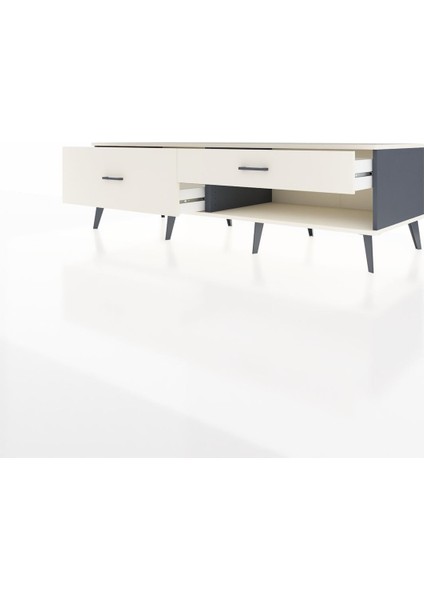 Kronos Tv Ünitesi 2 Çekmeceli 176X59X51 Antrasit-Aytaşı/aytaşı modelleri