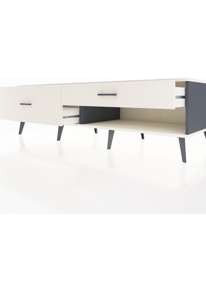 Kronos Tv Ünitesi 2 Çekmeceli 176X59X51 Antrasit-Aytaşı/aytaşı fırsatları