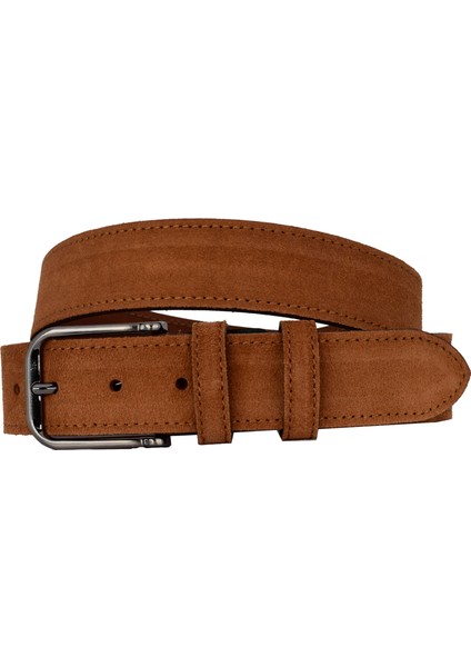 %100 Hakiki Deri 4 cm Tarçın Süet Kemer Kot,kanvas Uyumlu Süet_tarçın modelleri