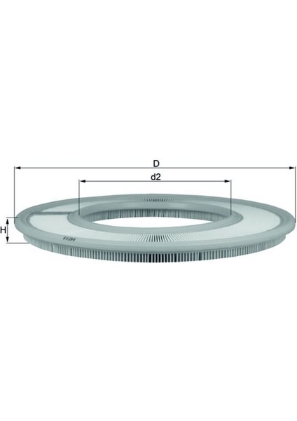 HAVA FILTRESI MERCEDES M102 W123 S123 W124 S124 A0020941604