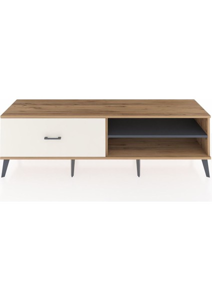 Hyperion Tv Ünitesi Tek Raflı Tek Çekmeceli 176X44X51 Çam-Antrasit/aytaşı