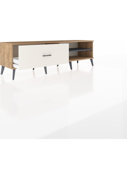 Hyperion Tv Ünitesi Tek Raflı Tek Çekmeceli 176X44X51 Çam-Antrasit/aytaşı indirimleri