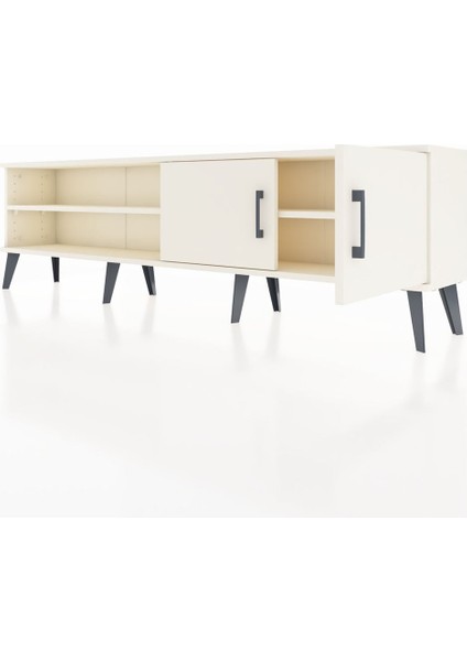 Arges Tv Ünitesi 2 Raflı 2 Kapaklı 176X30X51 Aytaşı-Aytaşı/aytaşı fırsatları