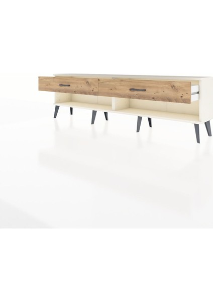 Arges Tv Ünitesi 2 Çekmeceli 176X30X51 Aytaşı-Aytaşı/çam modelleri