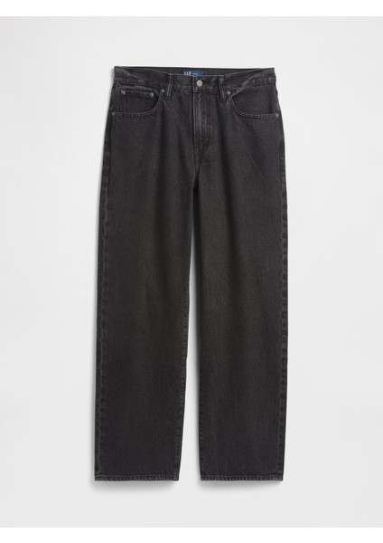 Erkek Siyah Relaxed Jean Pantolon modelleri