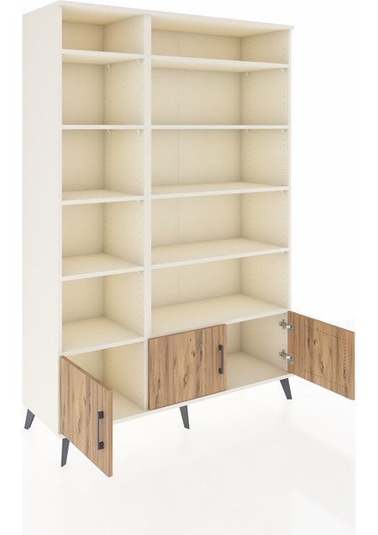 Hyperion Dolap 10 Raflı 3 Kapaklı 132X44X195 Aytaşı-Çam/aytaşı indirimleri