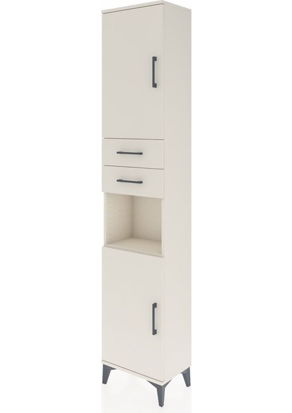 Arges Dolap 4 Raflı 2 Çekmeceli 2 Kapaklı 44X30X221 Aytaşı-Aytaşı modelleri