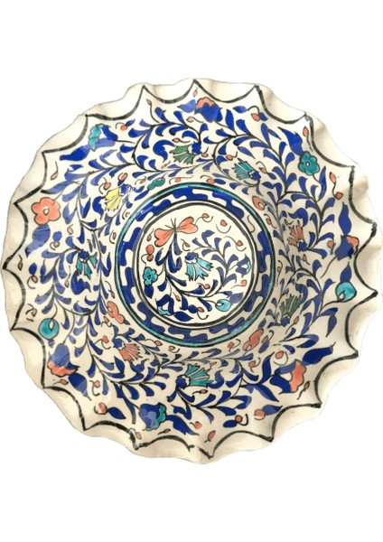 Kütahya El Işi Çini Kase AOB548 modelleri