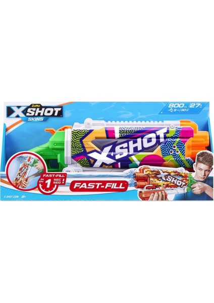 X-Shot Su Tabancası - Hızlı Doldurma Fonksiyonlu - 11855 (Lisinya)