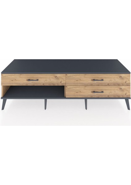 Kronos Tv Ünitesi 3 Çekmeceli 176X59X51 Çam-Antrasit/çam