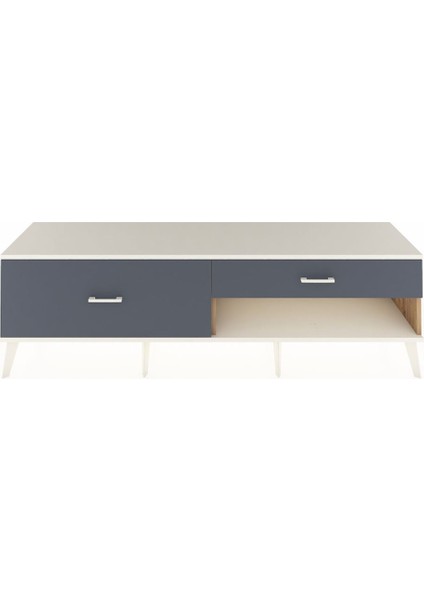 Hyperion Tv Ünitesi 2 Çekmeceli 176X44X51 Çam-Aytaşı/antrasit