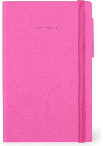 - Noktalı Defter, Orta, 192 Sayfa, Yumuşak Pu Kapak, Fsc® Sertifikalı Kağıtta, Beyaz Kağıt 100 G/m², Çift Yer Imi, Toka Bandı, 13 x 21 Cm, Bougainvil Rengi