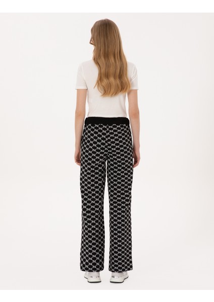 Kadın Siyah Loose Fit Eşofman Altı 50309254-VR046 fırsatları