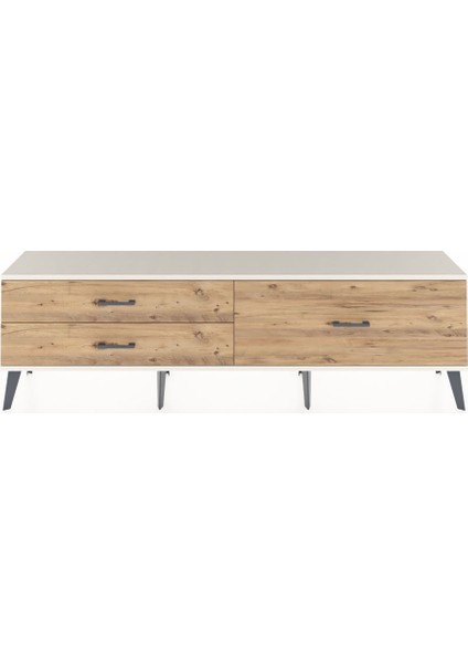 Arges Tv Ünitesi 3 Çekmeceli 176X30X51 Antrasit-Aytaşı/çam