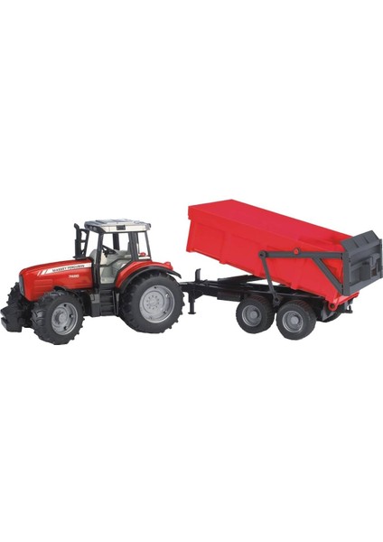 - Massey Ferguson 7480 Traktör & Römork Ölçekli Model