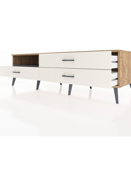 Kronos Tv Ünitesi Tek Raflı 3 Çekmeceli 176X59X51 Çam-Antrasit/aytaşı fırsatları