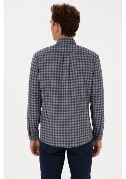 Erkek Açık Mavi Gömlek Desenli 50308526-VR003 indirimleri