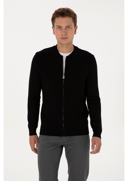 Erkek Siyah Hırka (Triko) 50307813-VR046