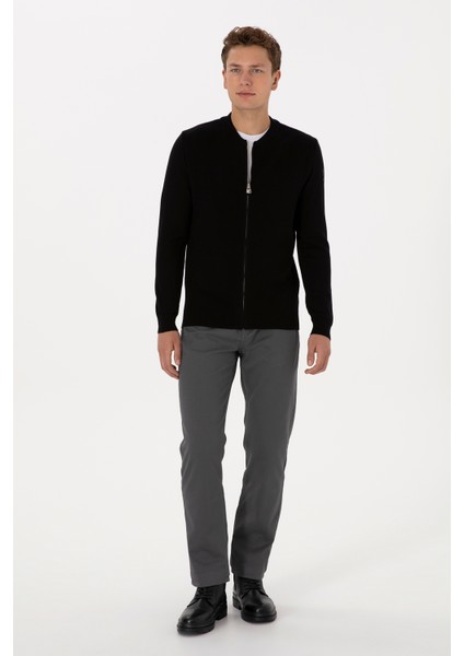 Erkek Siyah Hırka (Triko) 50307813-VR046 fırsatları