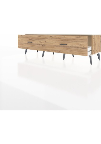 Hyperion Tv Ünitesi 2 Çekmeceli 176X44X51 Çam-Aytaşı/çam modelleri