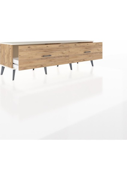 Hyperion Tv Ünitesi 2 Çekmeceli 176X44X51 Çam-Aytaşı/çam indirimleri