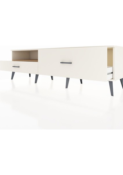 Hyperion Tv Ünitesi Tek Raflı 2 Çekmeceli 176X44X51 Aytaşı-Çam/aytaşı fırsatları