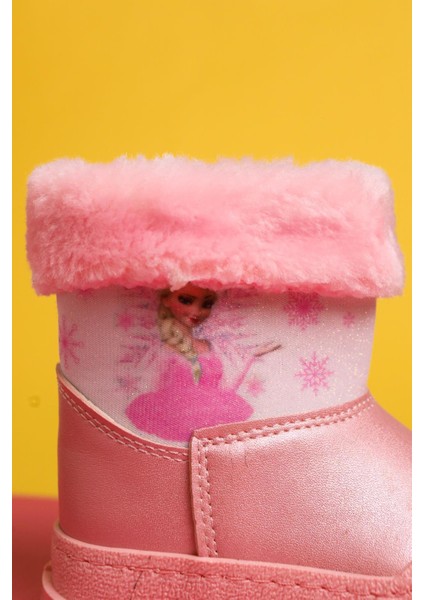 Elea Pudra Çizgi Karakter Baskılı Içi Kürklü Bebe Bot fiyatları