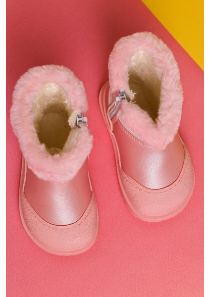 Elea Pudra Çizgi Karakter Baskılı Içi Kürklü Bebe Bot indirimleri