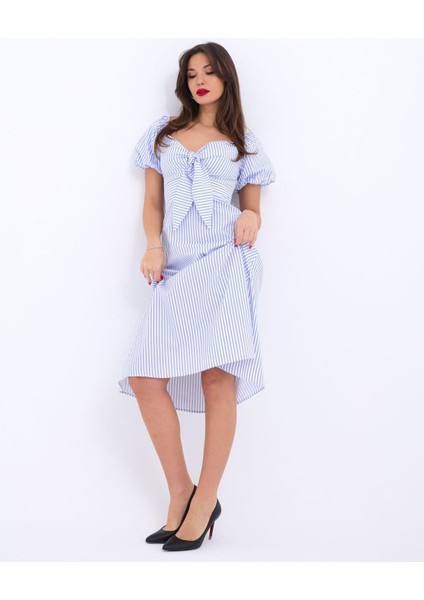 5948 Elbise-Washington Çizgili modelleri