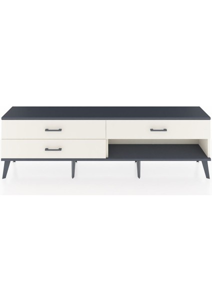 Arges Tv Ünitesi 3 Çekmeceli 176X30X51 Aytaşı-Antrasit/aytaşı