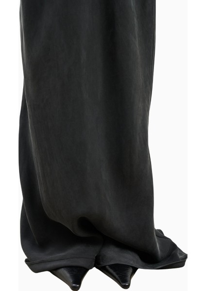 Cupro Bias Cut Maxi Uzun Kadın Etek