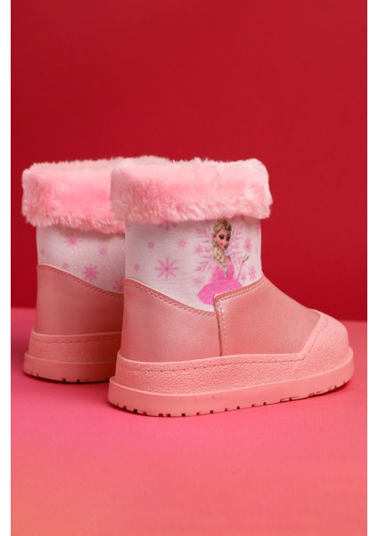 Hannah Pudra Çizgi Karakter Baskılı Içi Kürklü Çocuk Bot fırsatları