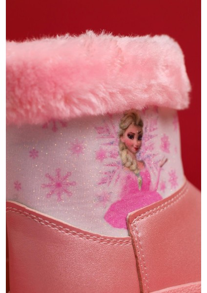 Hannah Pudra Çizgi Karakter Baskılı Içi Kürklü Çocuk Bot indirimleri