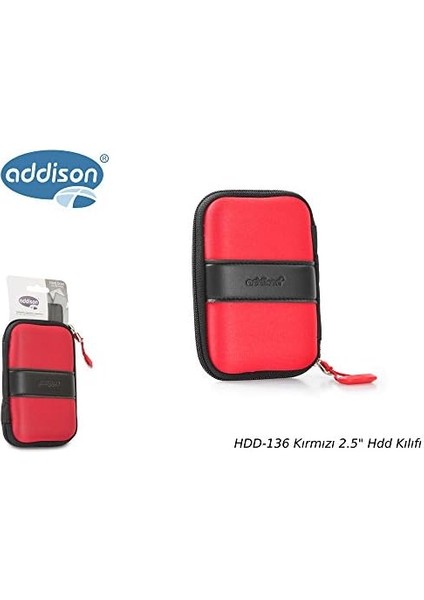 Adisson HDD-136 Harddisk Kılıfı, Kırmızı, 2.5" fiyatları